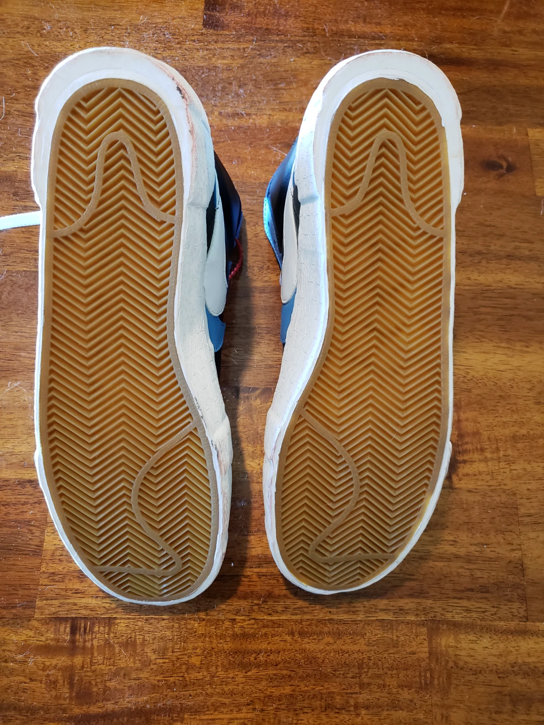 sacai x Nike Blazer Mid Black Blue - photo 2