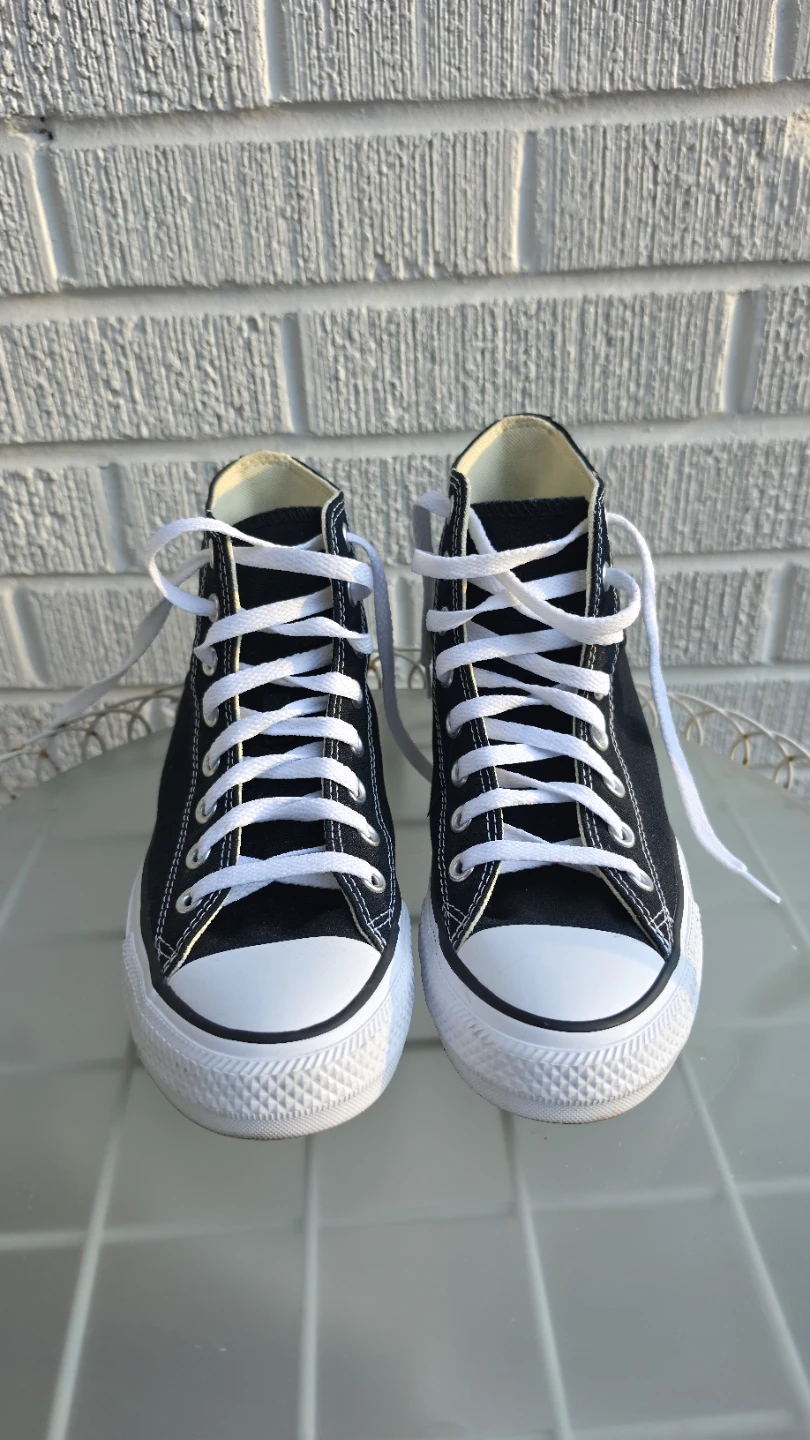Converse Chuck Taylor All Star HI in Black Canvas - photo 3