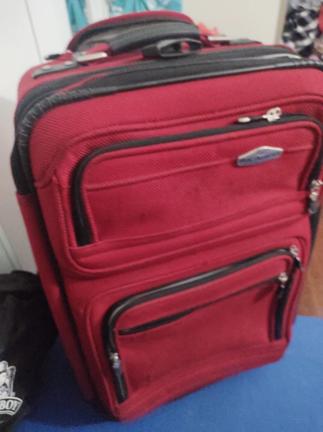 Red Carry-on Suitcase