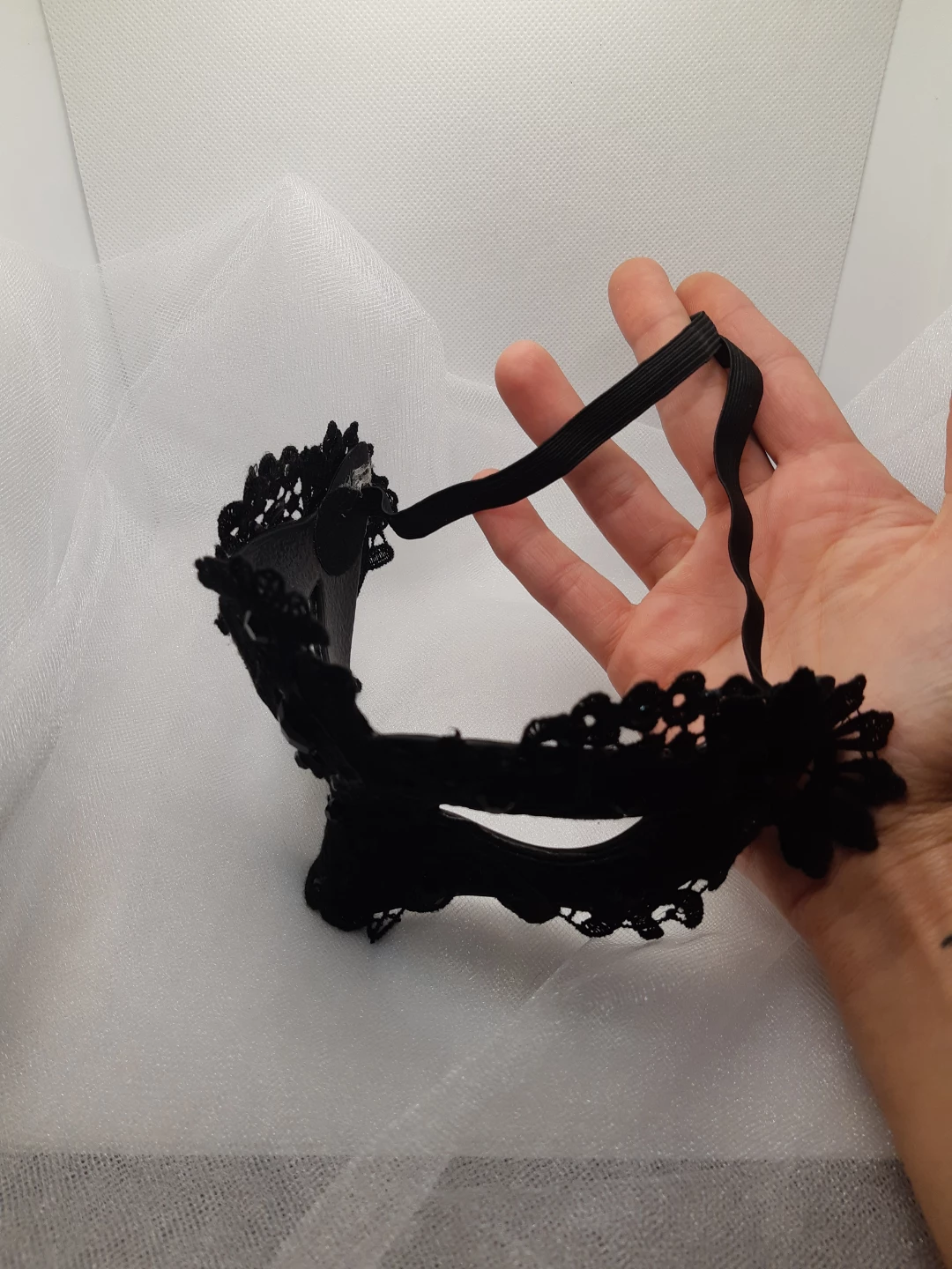 Elegant black lace Masquerade eye Mask - photo 5