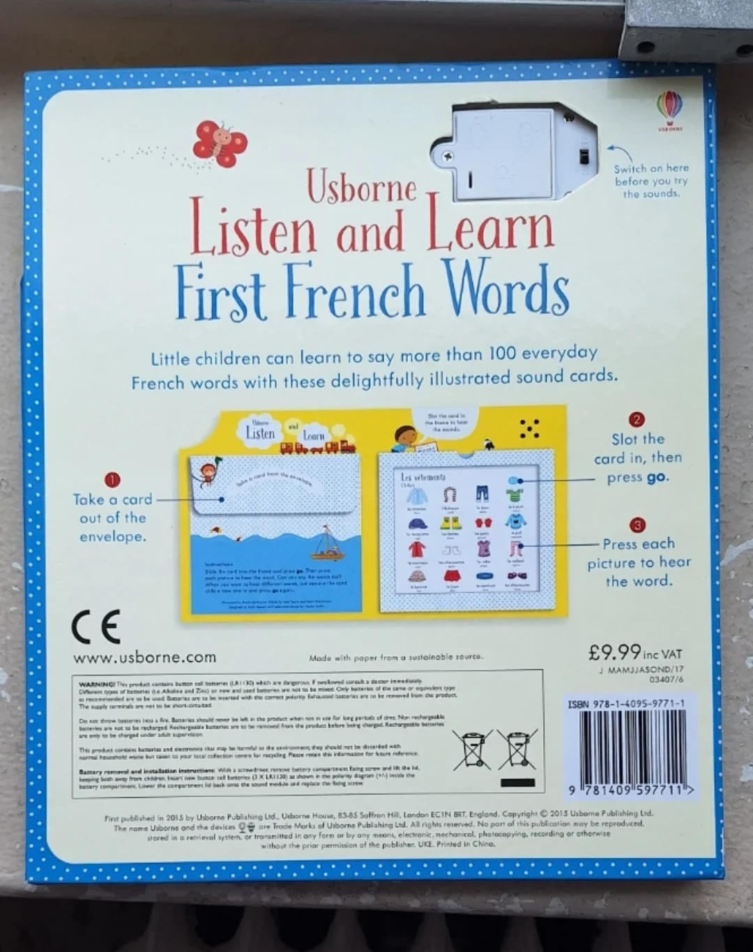 Usborne Listen and Learn First French Words🏈 - photo 4