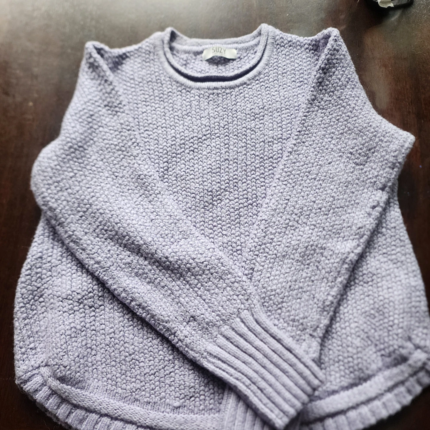 Suzy Sheir Lilac Sweater