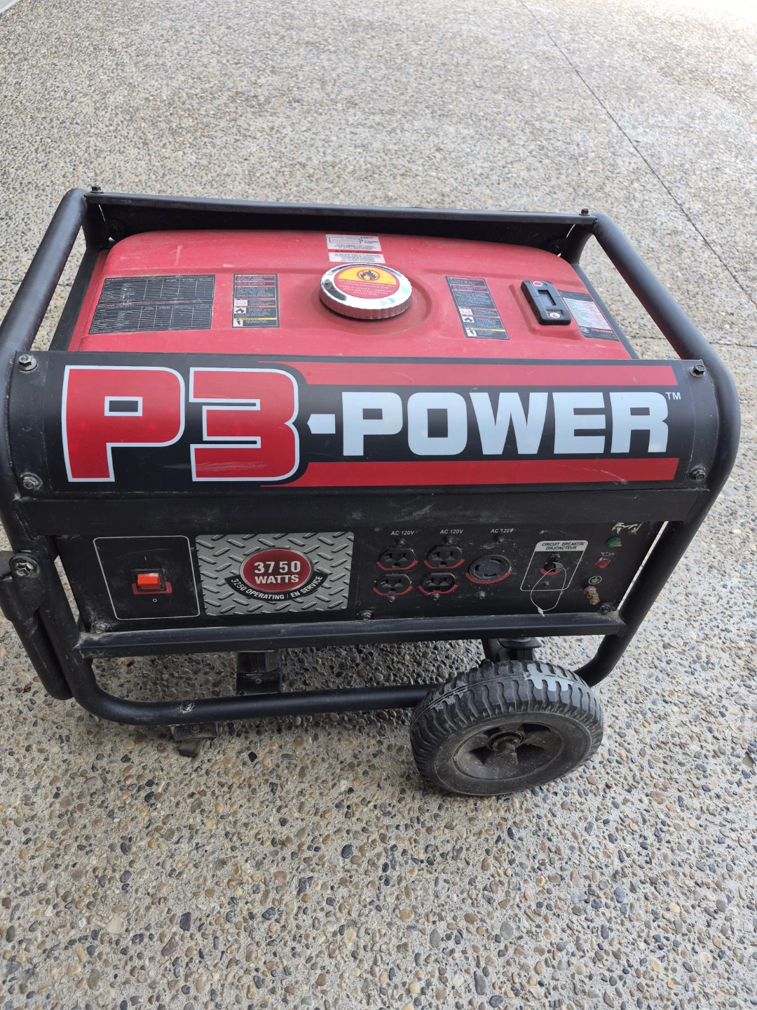 P3-Power 3750 Portable Generator