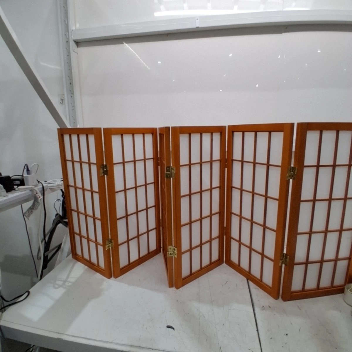 Red Lantern 2Ft Desktop Shoji Screen Divider - photo 2