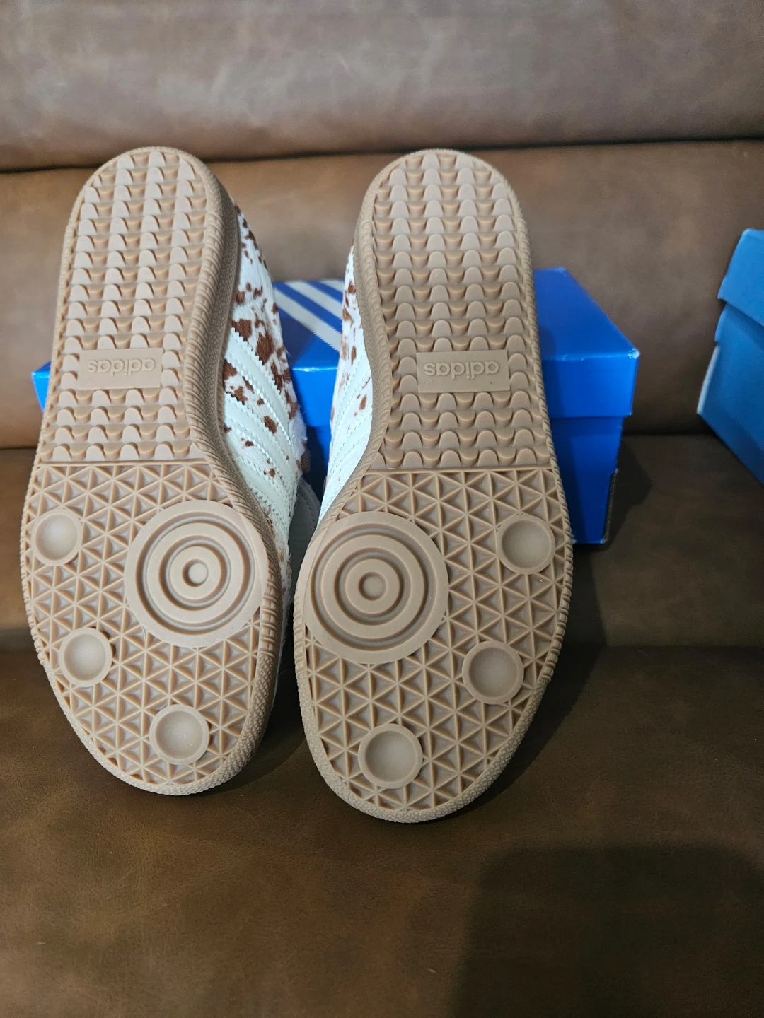Adidas Samba LT W Cow Print Sneakers - photo 3