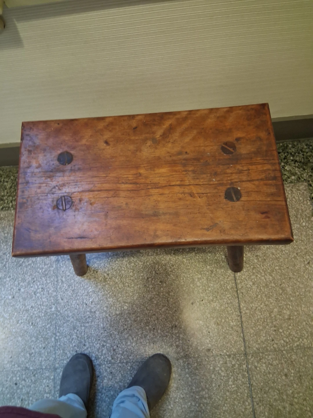 Rustic Wooden Stool - photo 5