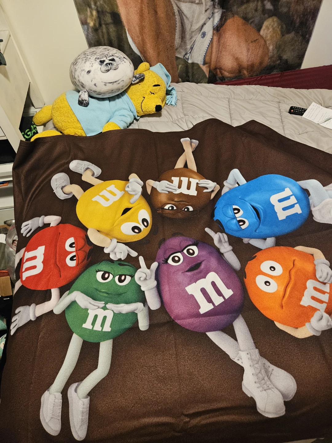 M&M's Character Fleece Throw Blanket