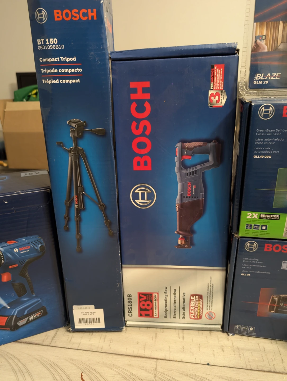 BOSCH 18V CORDLESS  COMPLETE TOOL SET - photo 2