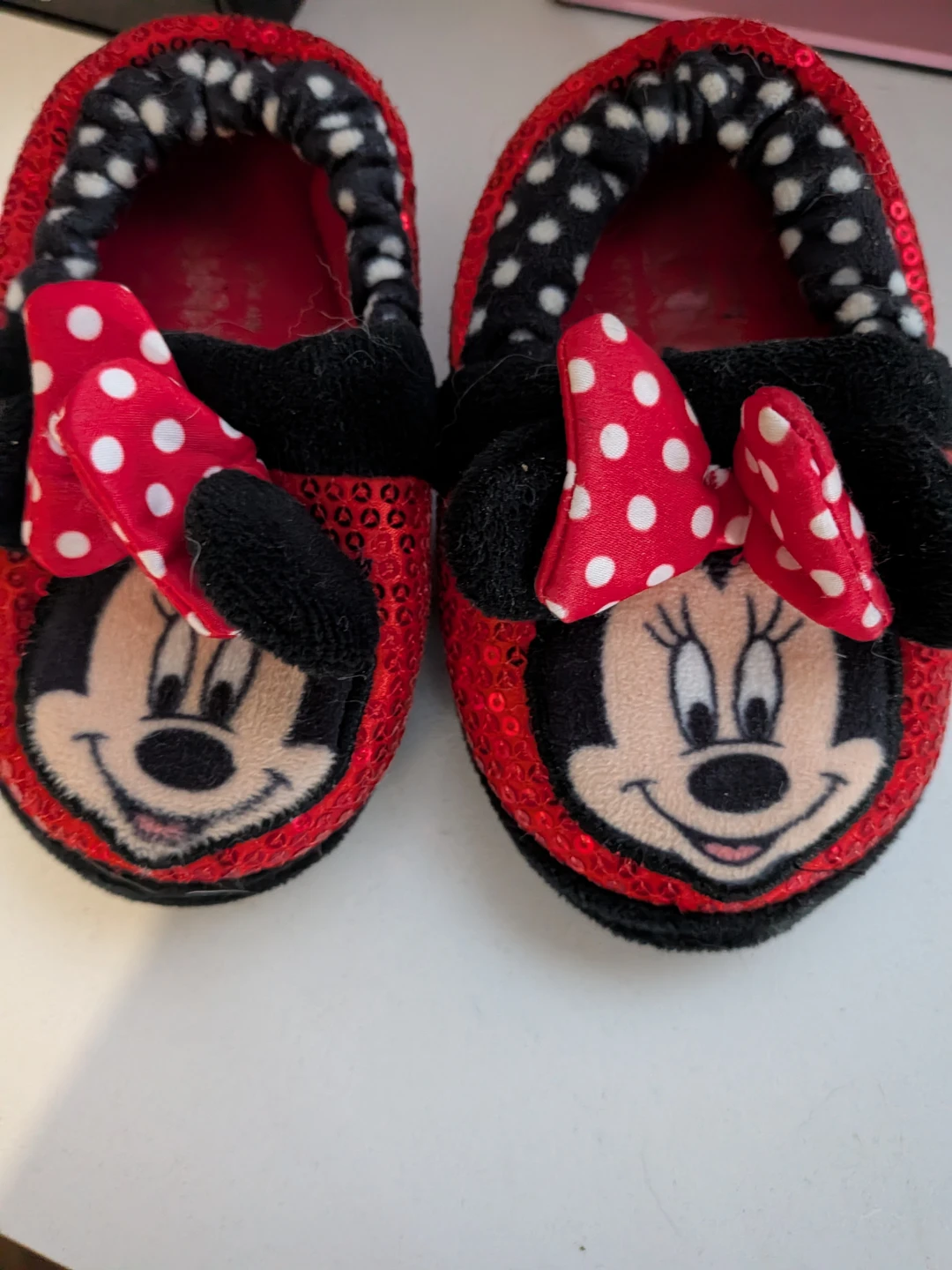 Disney Minnie Mouse Toddler Slippers - photo 3