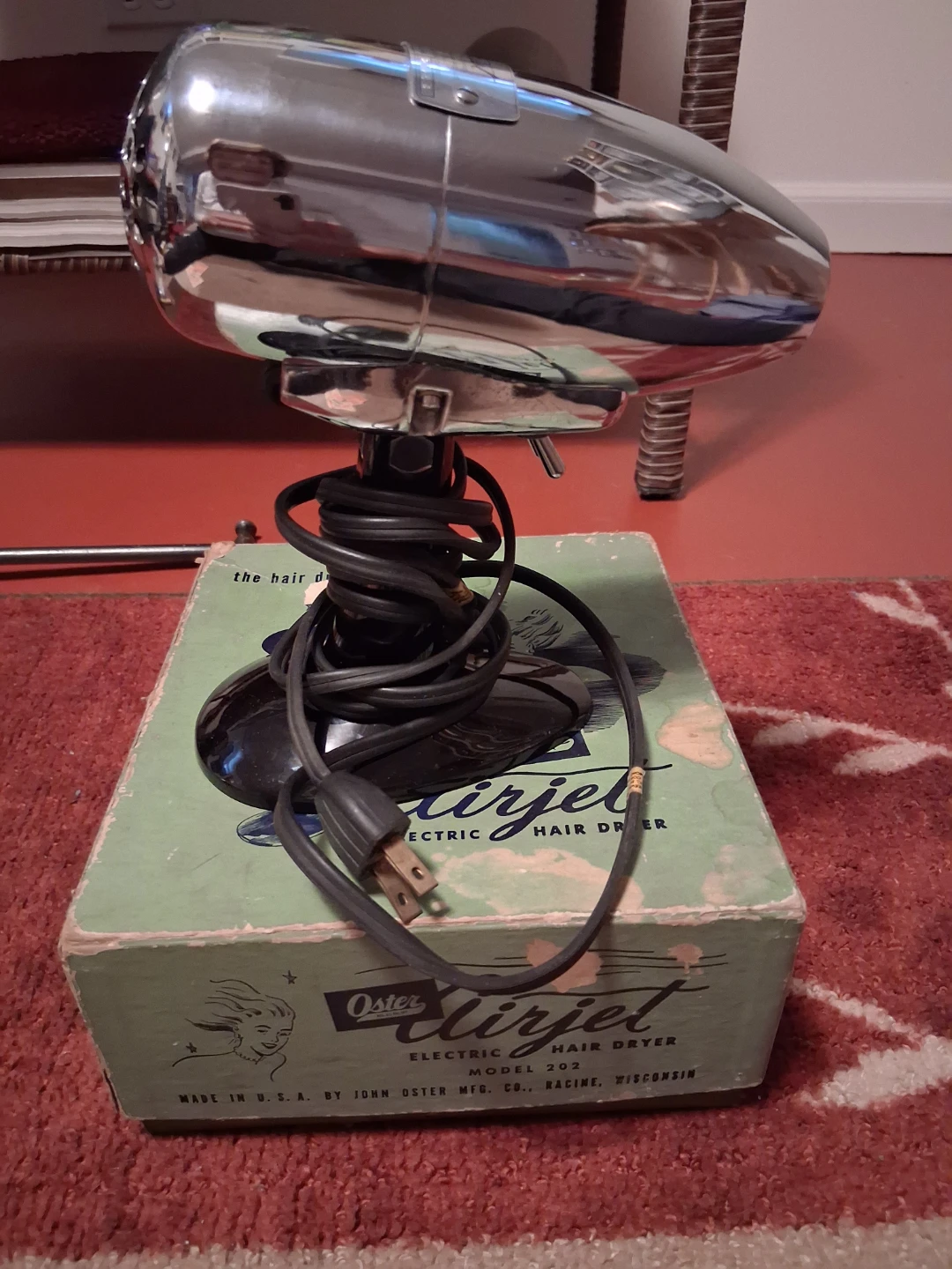Vintage Oster Airjet Hair Dryer Model 202