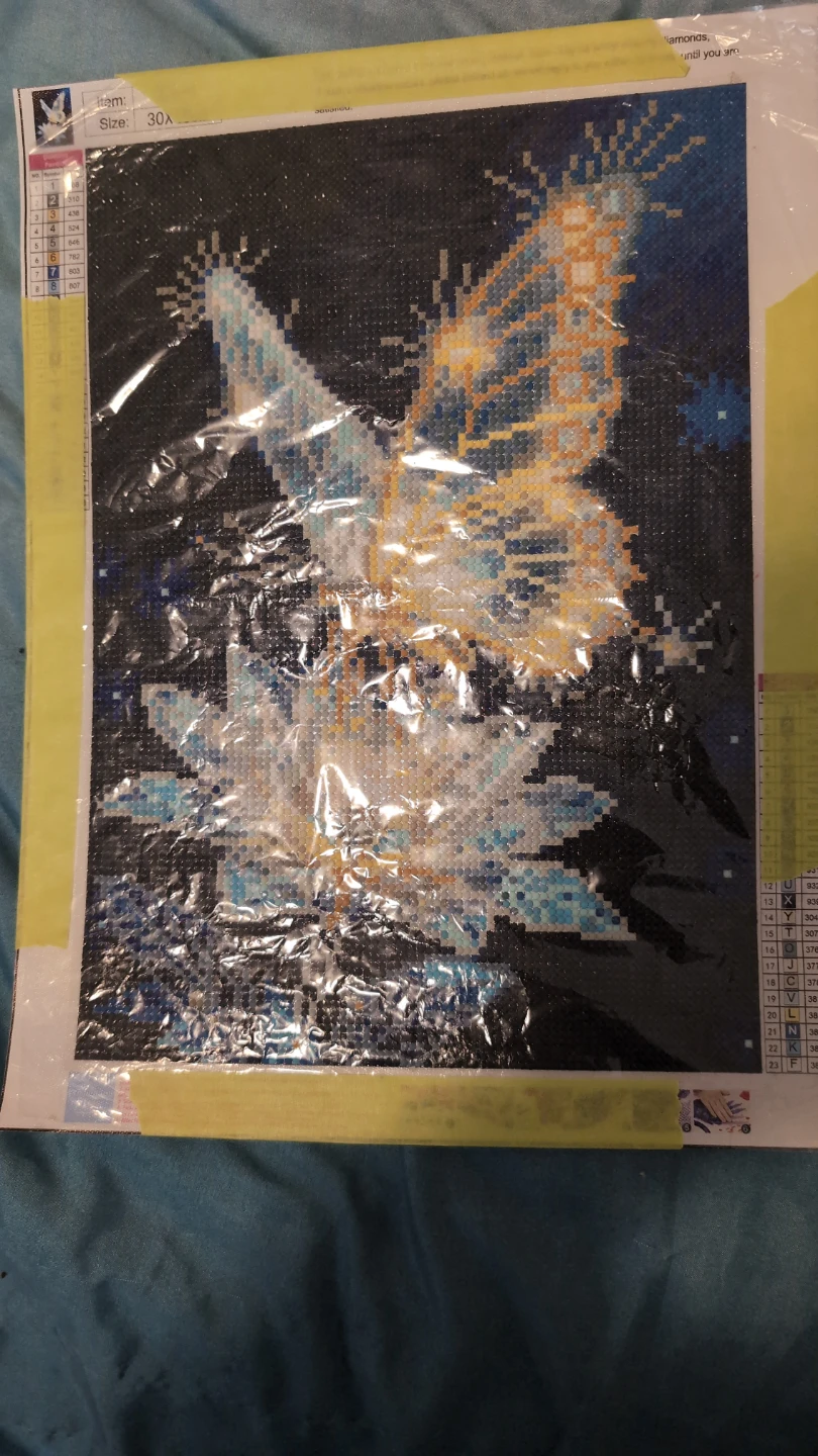 Butterfly and Flower Diamond Painting - photo 2