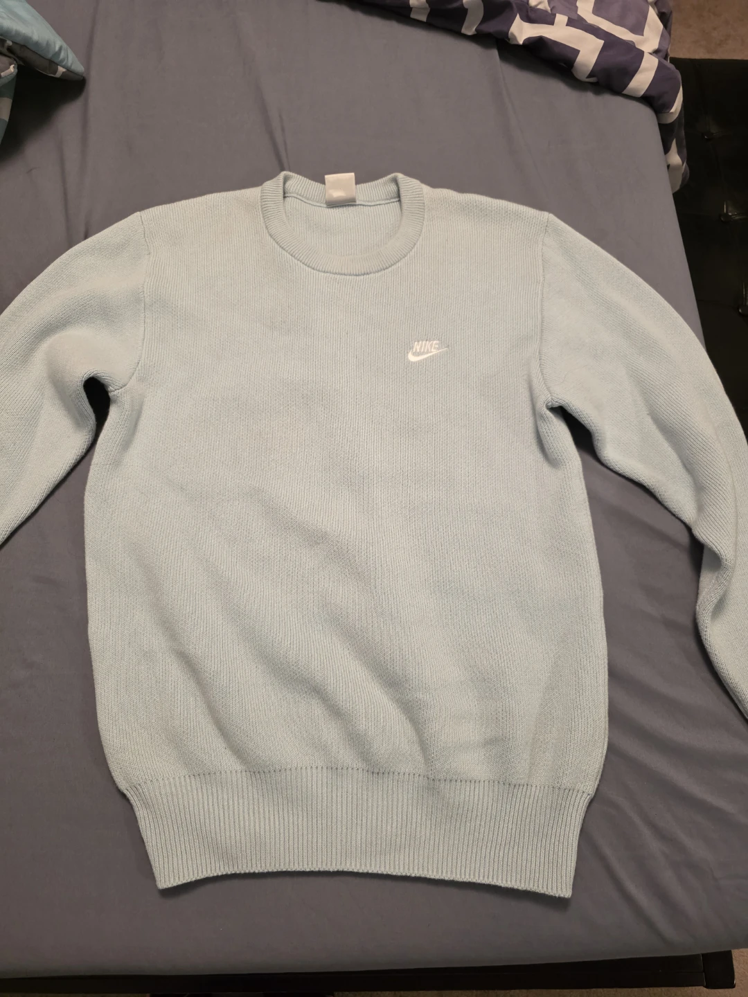 Nike light blue knit sweater XS - photo 3