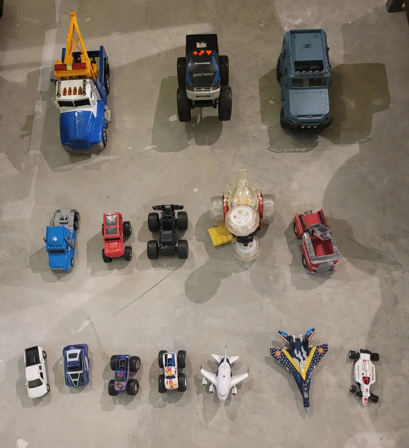 Assorted Toy Vehicle Collection