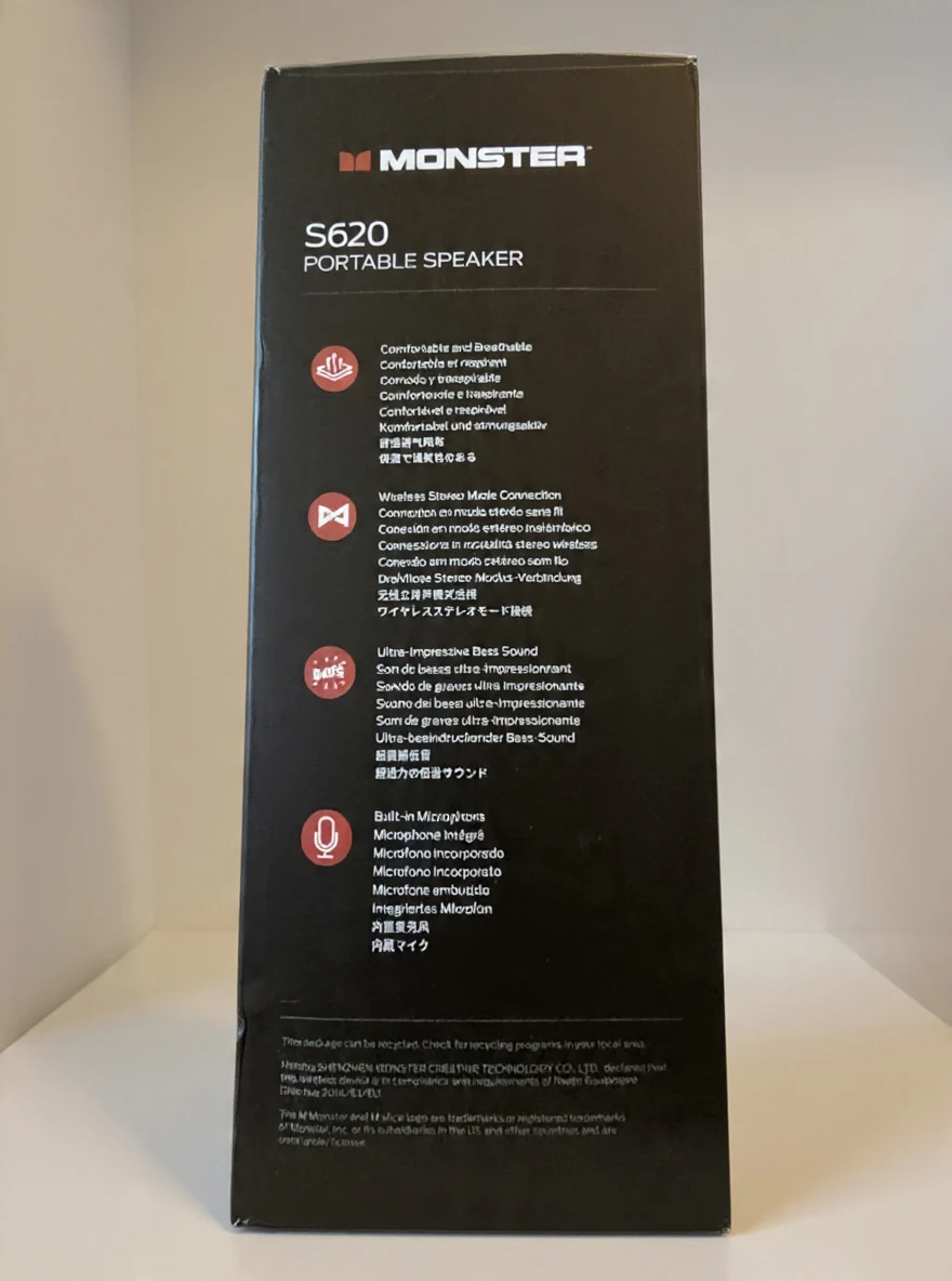 Monster S620 High Power Portable Speaker - photo 2