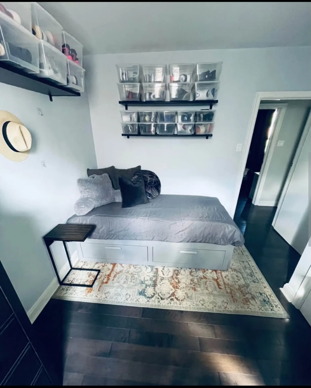 IKEA Brimnes Daybed Frame with 2 Drawers - Gray