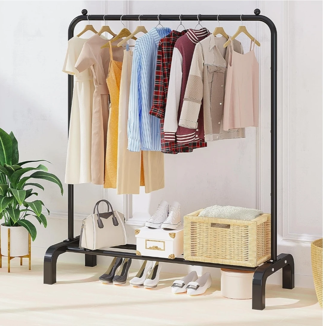 Black Metal Clothing Rack