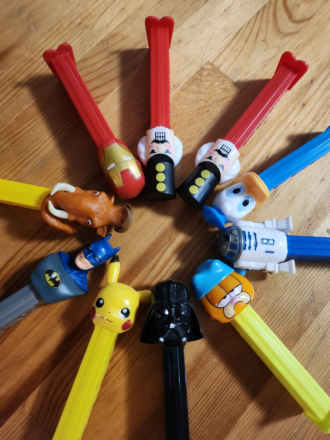 Pez Dispensers Assorted- (Lot of 10)