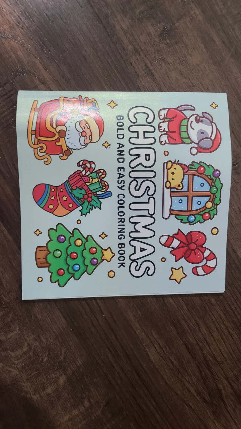 Christmas Bold and Easy Coloring Book