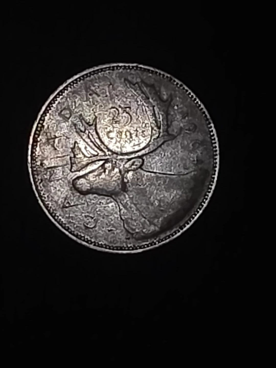 Vintage 1964 Canadian 25 Cent Coin - photo 2