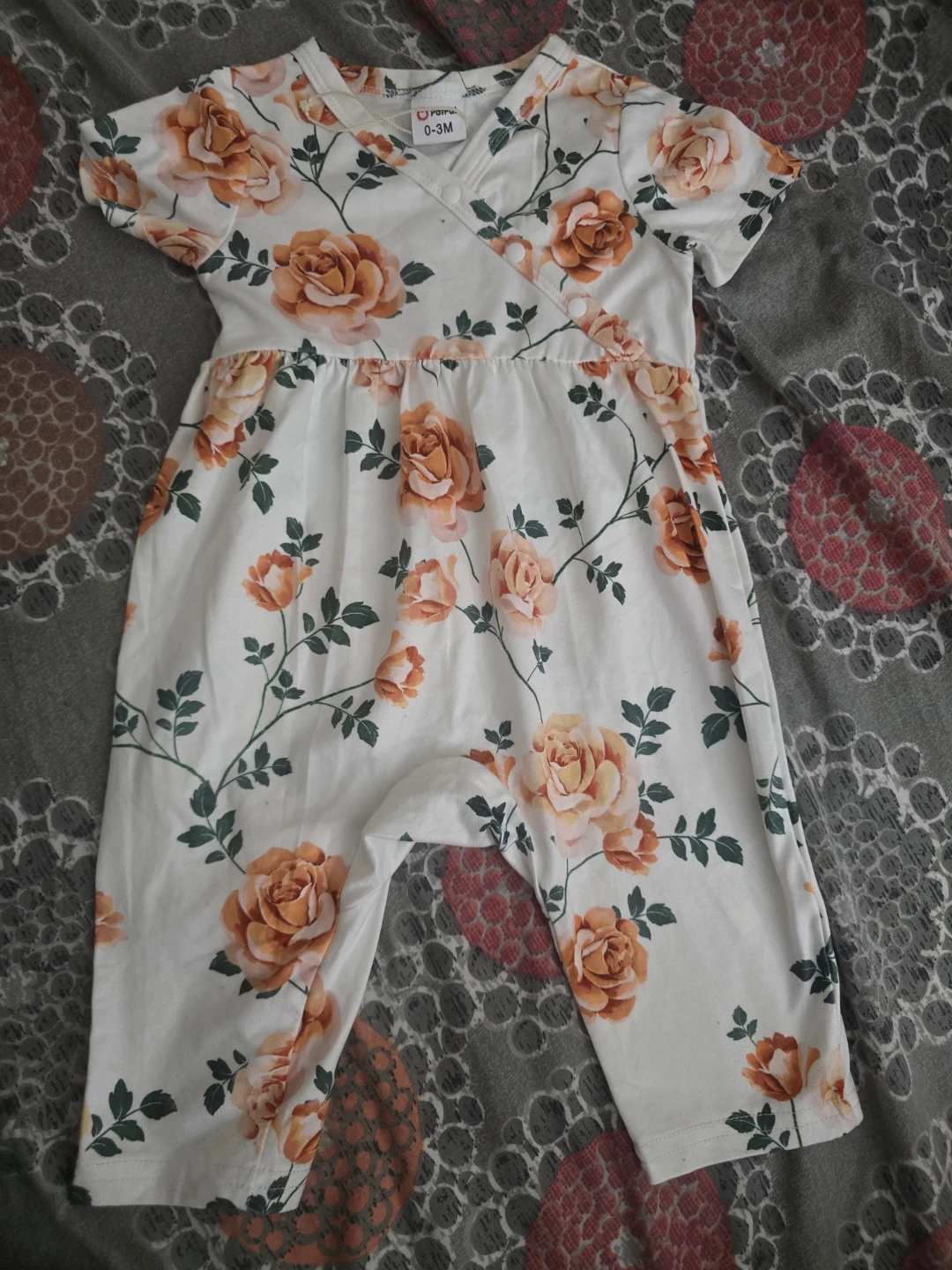 🏈 PatPat Floral Baby Romper