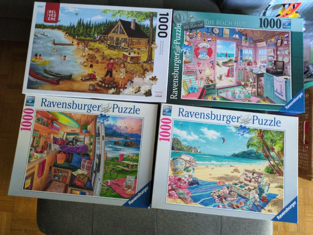 Ravensburger 1000 Piece Puzzles - Summer Theme