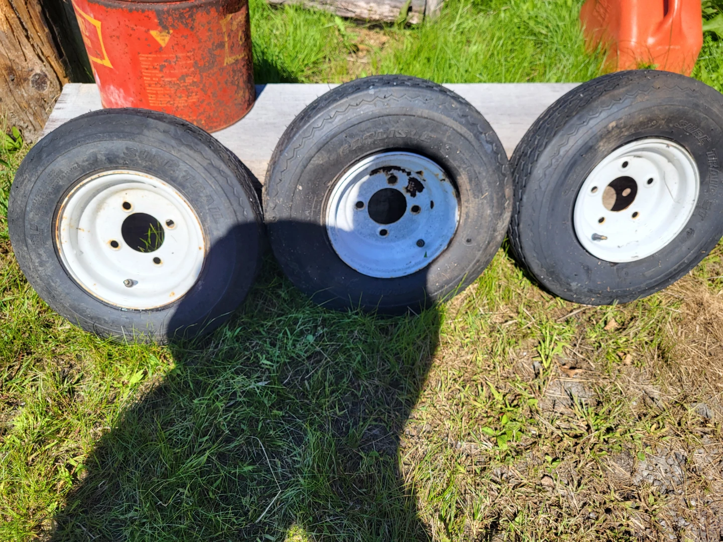 New Trailer Tires with Rims - Various Sizes