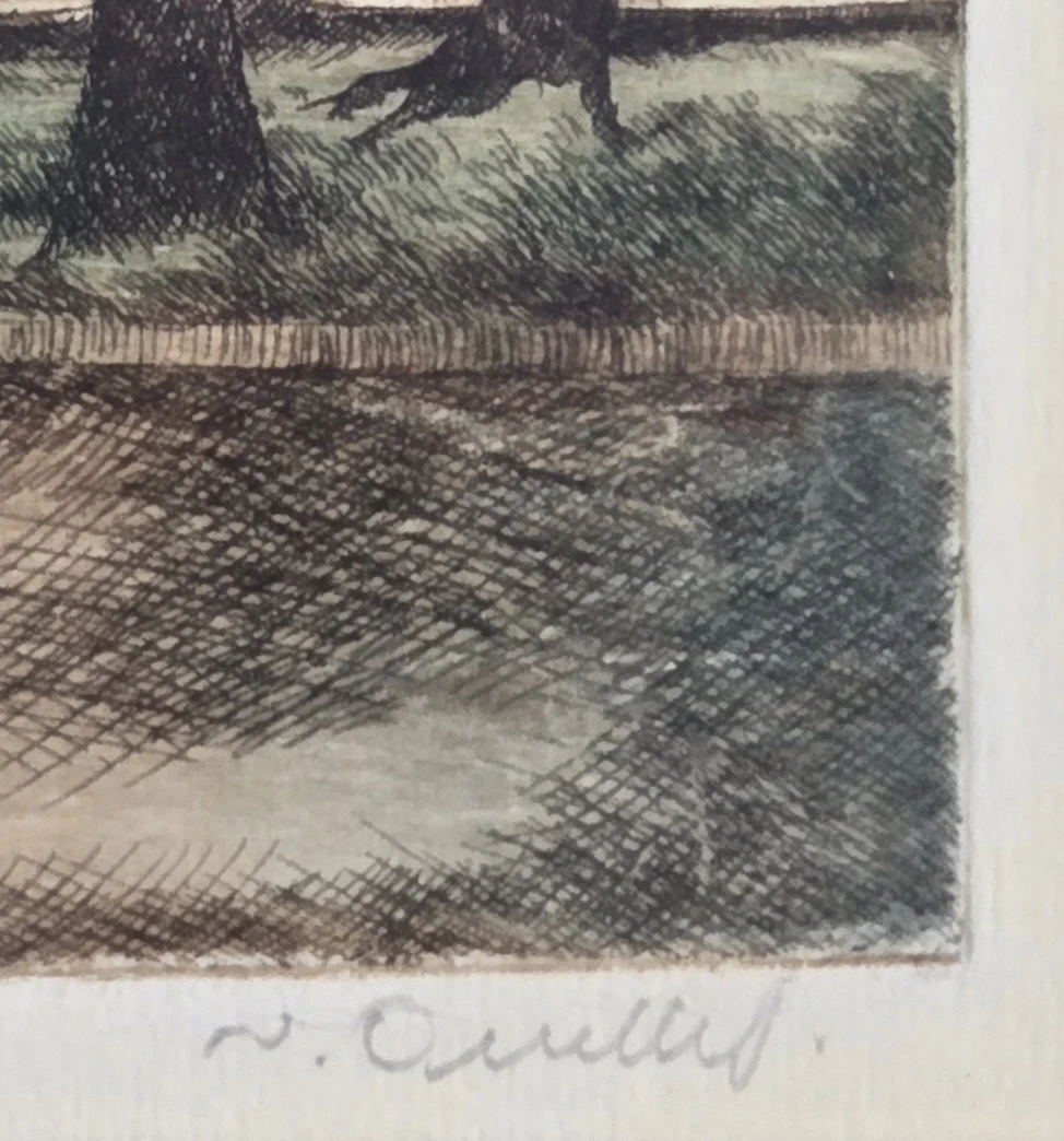 Signed and Editioned Original Etching - photo 3