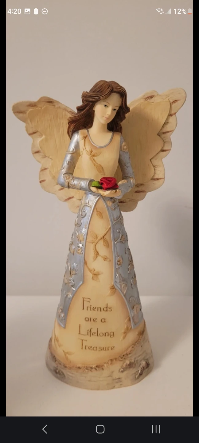 Friends Are A Lifelong Treasure Angel Figurine - photo 2