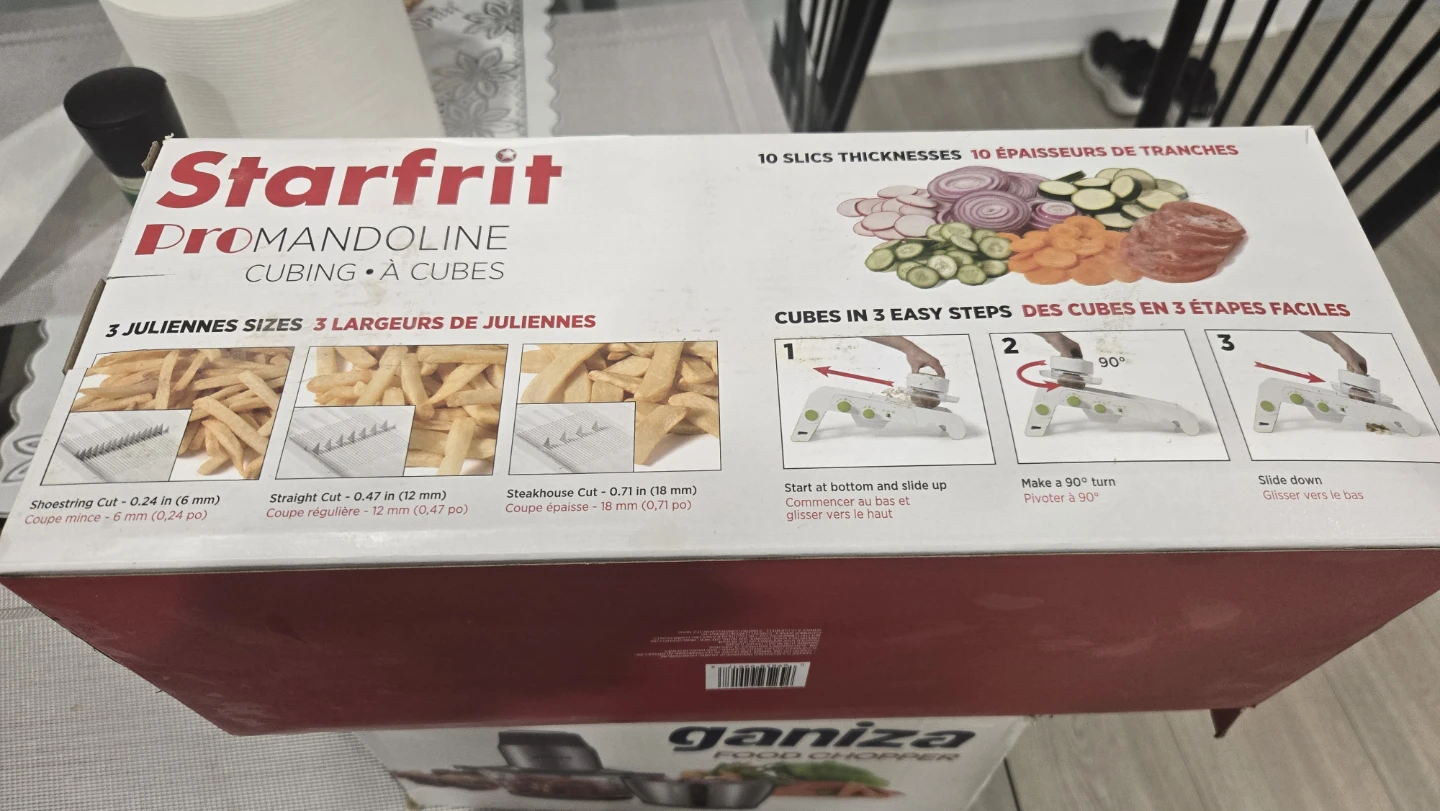 Starfrit ProMandoline Cubing Mandoline Slicer