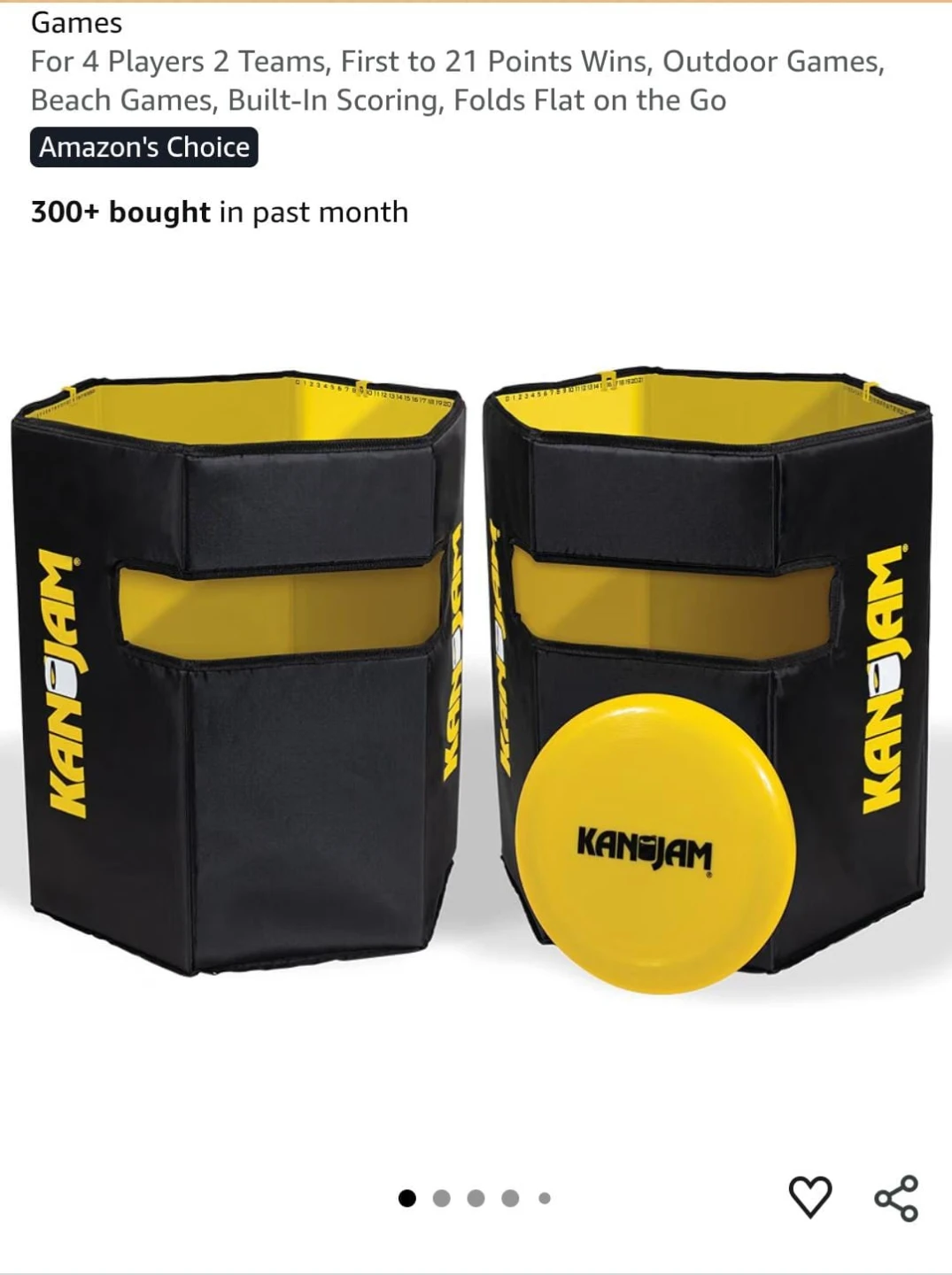 Kan Jam Portable Disc Toss Game Set - photo 3