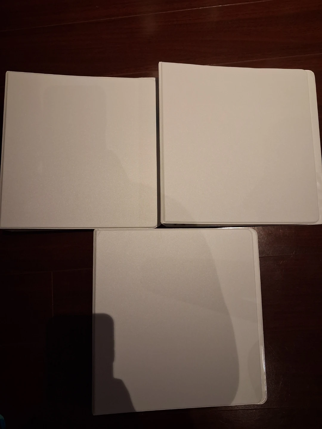 Two 1.5-inch White Vinyl Binders - photo 3