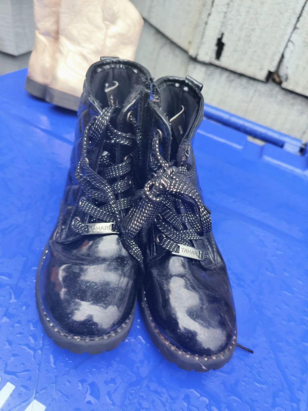 Little Girls Punk Boots size 12.. 5 to 6 years old - photo 4