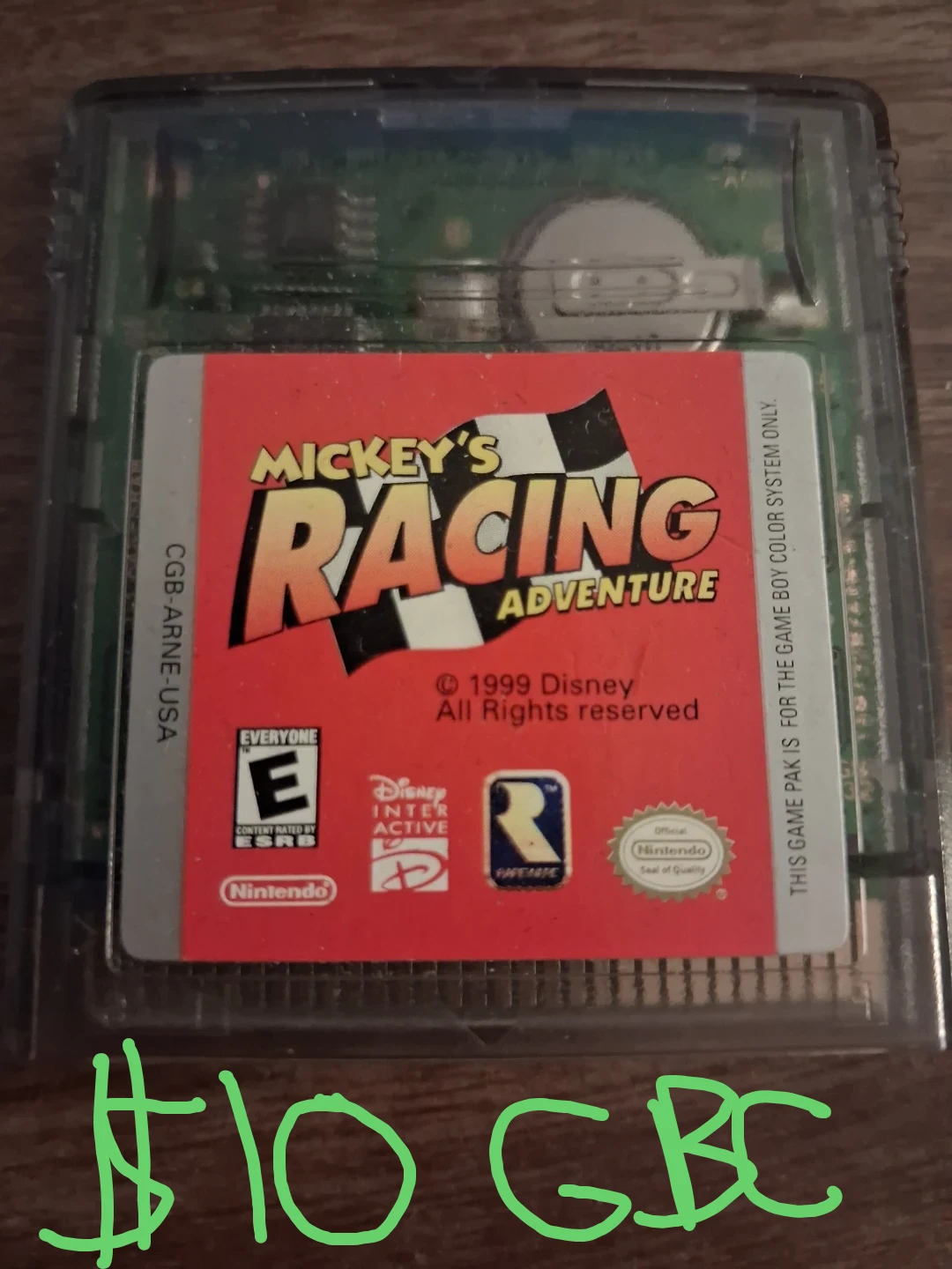 Mickey's Racing Adventure Game Boy Color Game