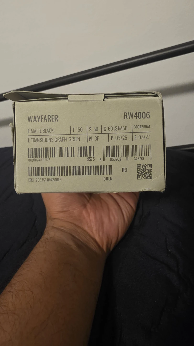 Rayban Meta Wayfarer Transition Glasses - RW4006 - photo 2