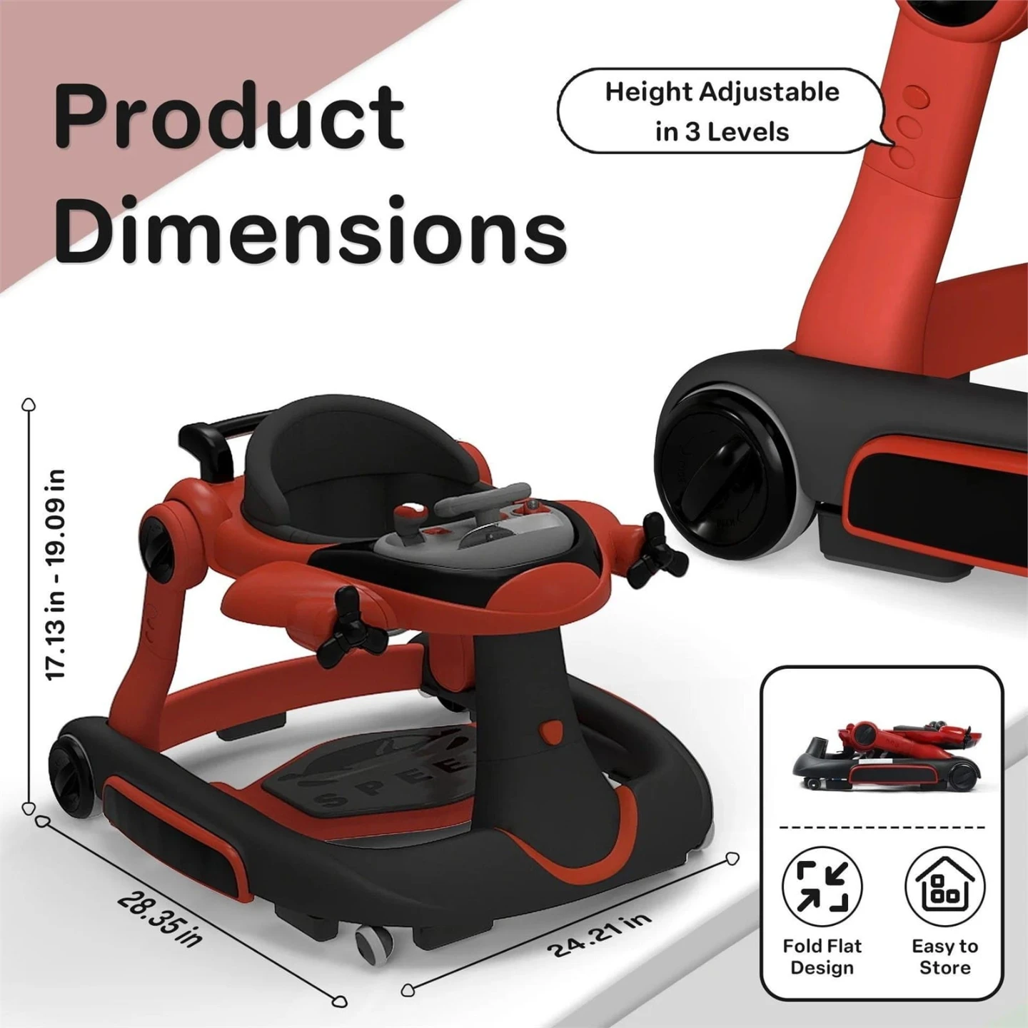 5-in-1 Baby Activity Walker - photo 3