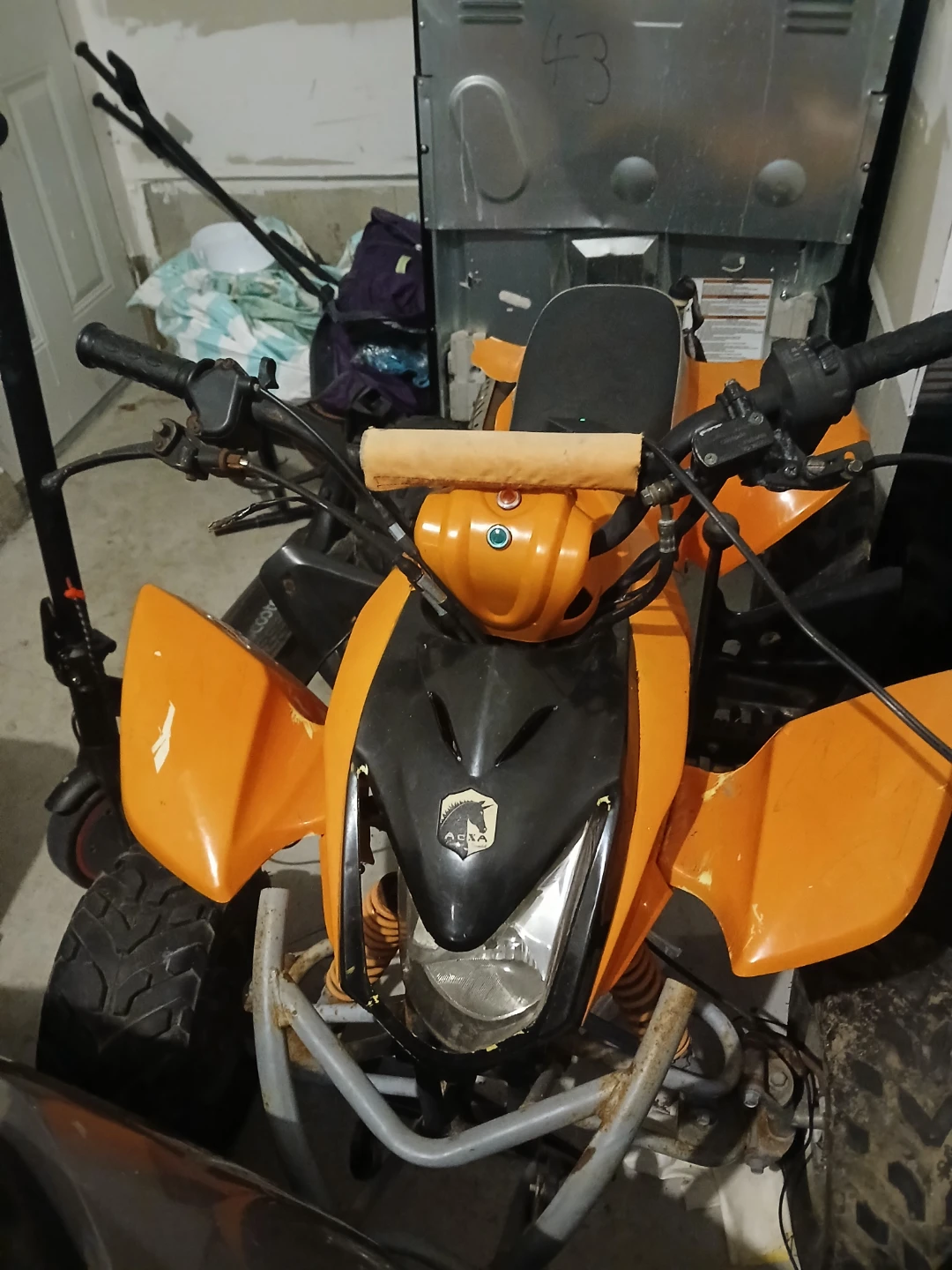 Orange Axa ATV - photo 3