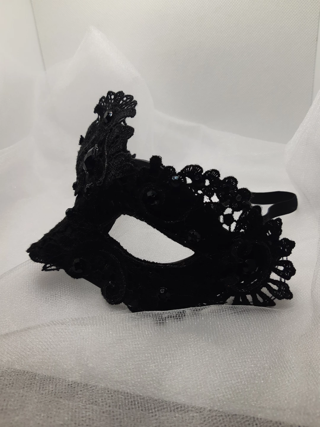 Elegant black lace Masquerade eye Mask - photo 4