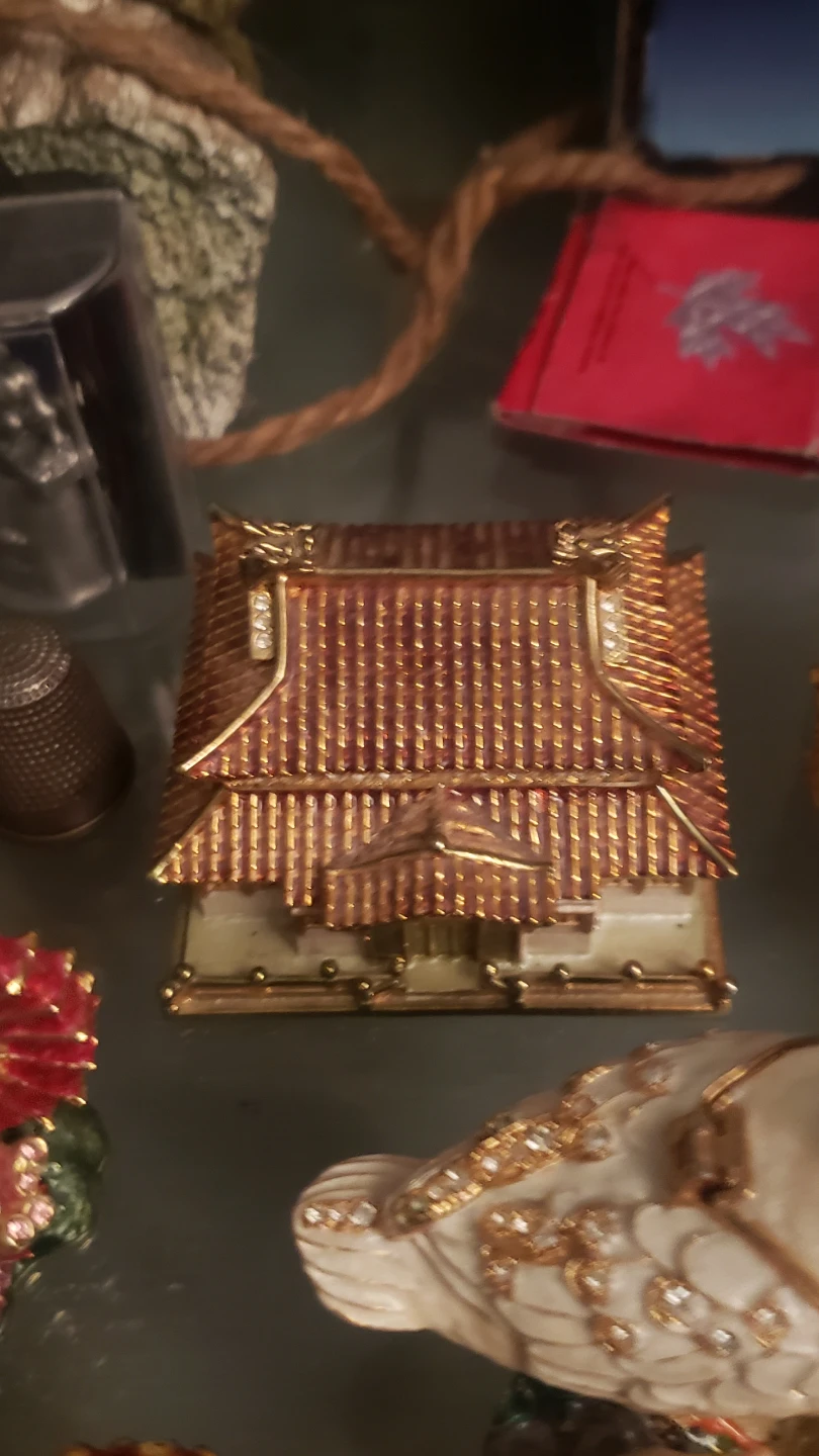 Miniature Temple Trinket Box
