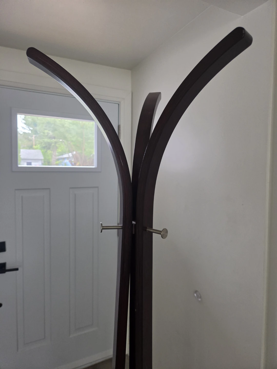 Dark Wood Coat Stand - photo 3