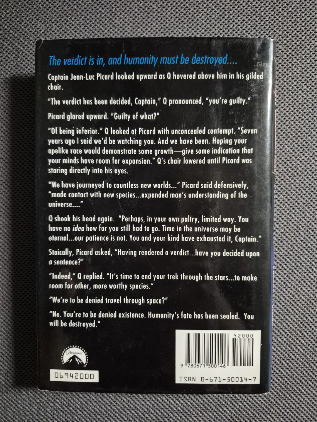 Star Trek: TNG - All Good Things (1st Edition - HC) - photo 2