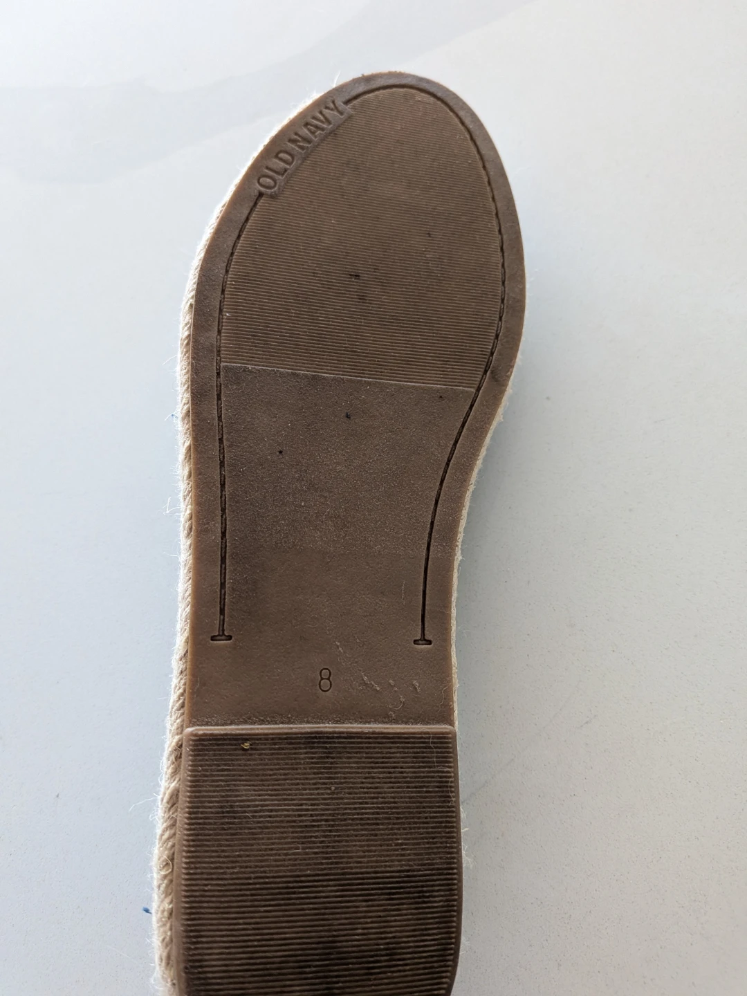 Old Navy Blue Denim Espadrilles Size 8 - photo 3