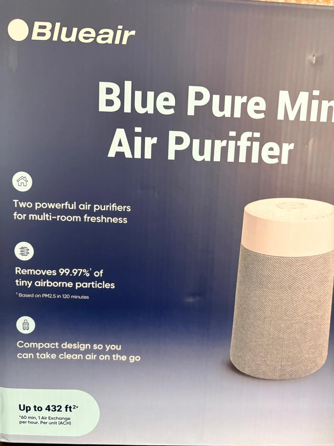Brand New : Blueair Blue Pure Mini Air Purifier