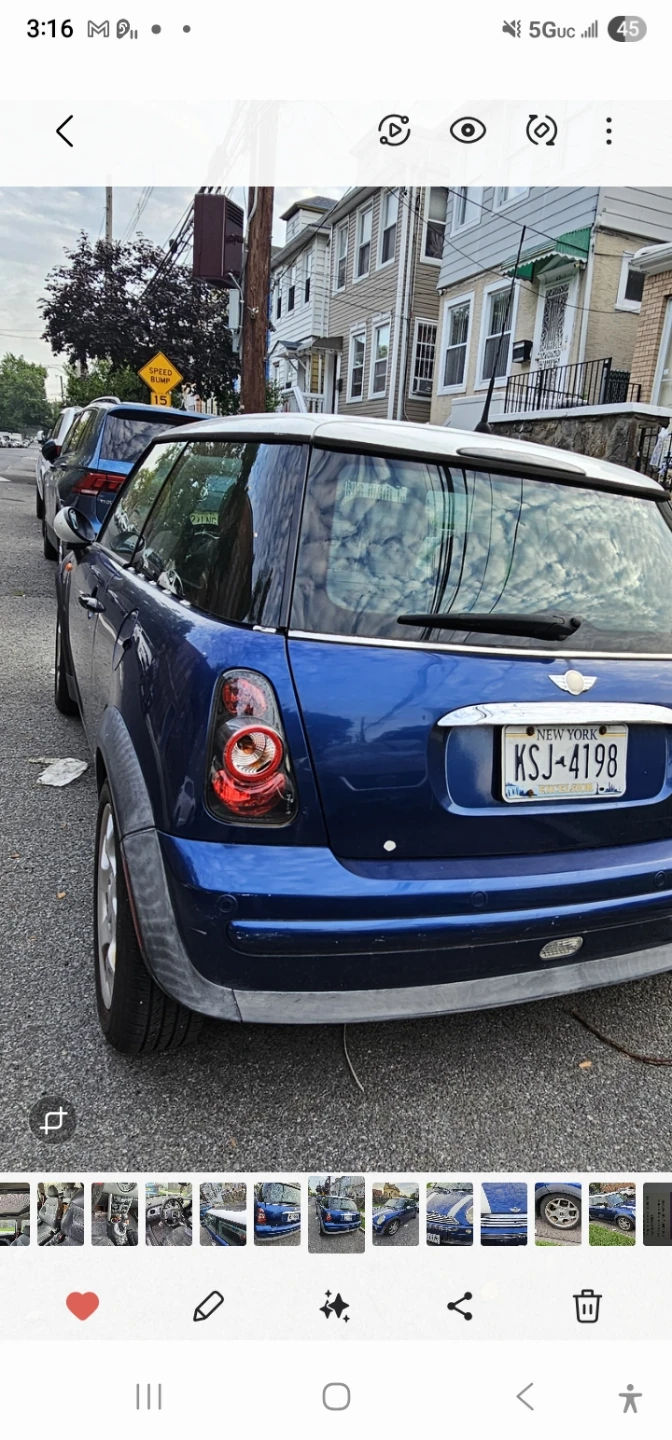Mini Cooper Blue Hatchback - photo 2