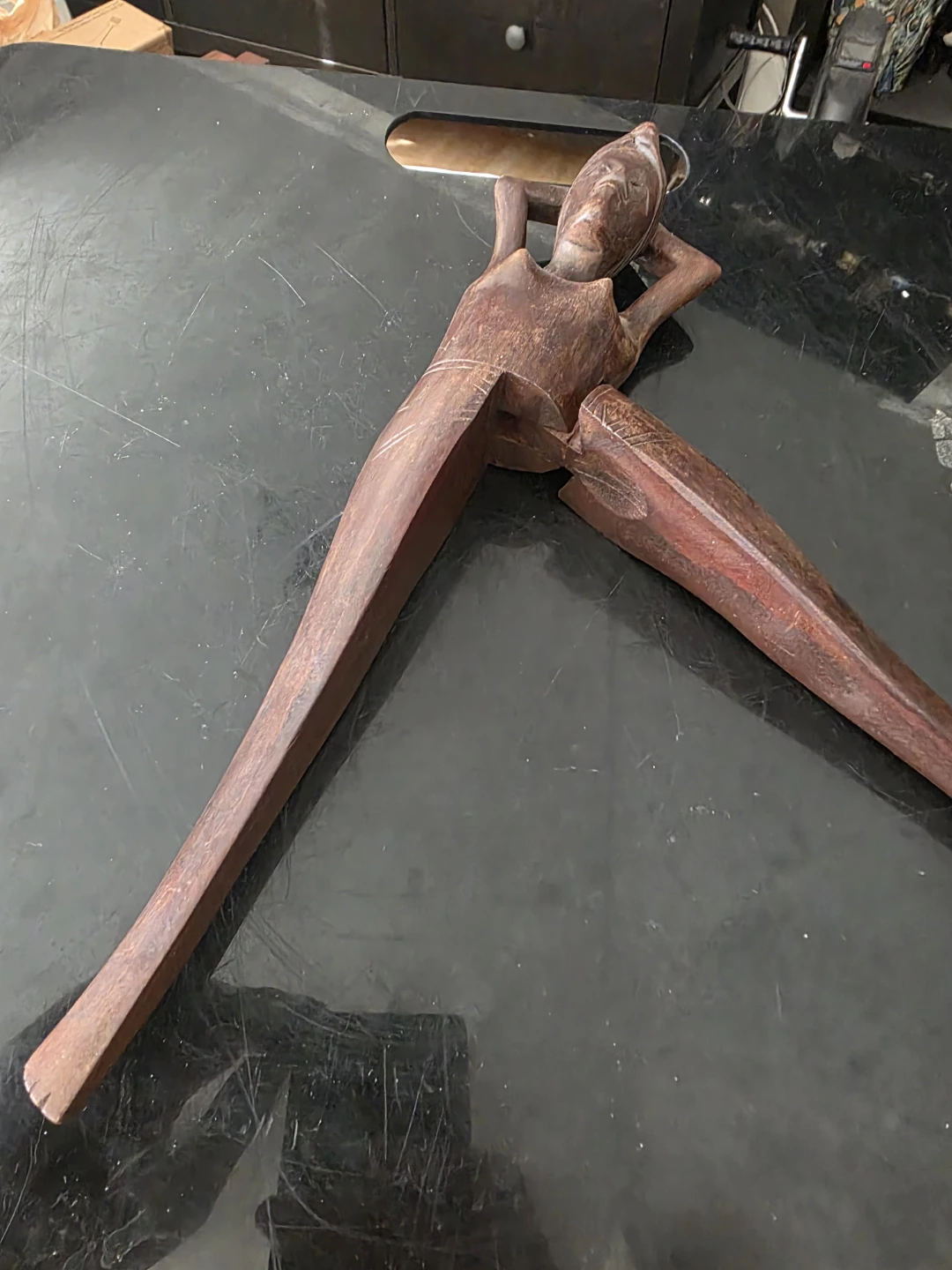 Vintage Wood Nutcracker - Philippines Made - photo 3