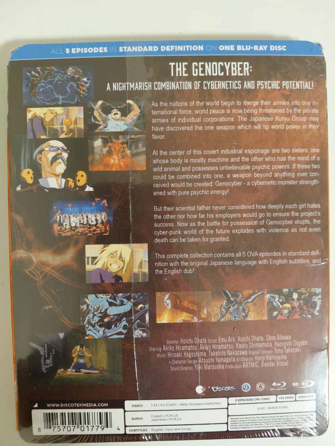 Genocyber Blu-ray Discotek New - photo 2