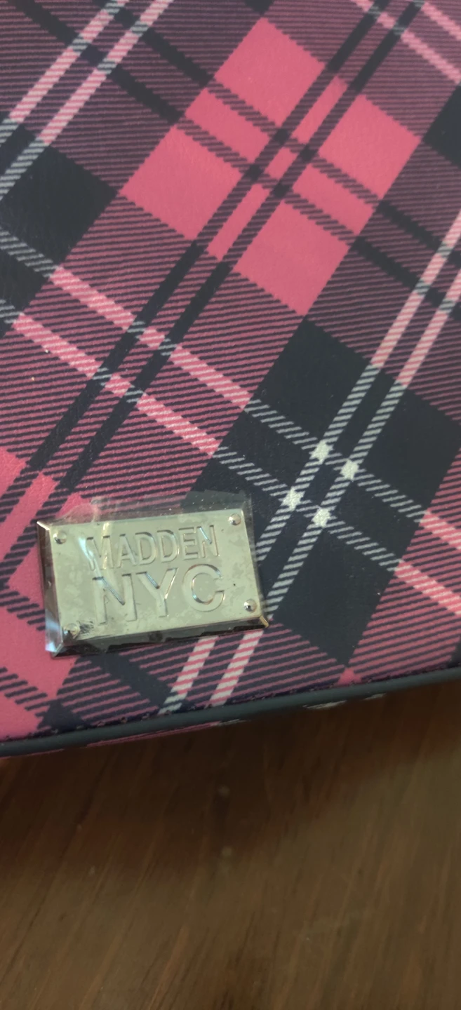 Madden NYC Pink Plaid Crossbody Bag - photo 3