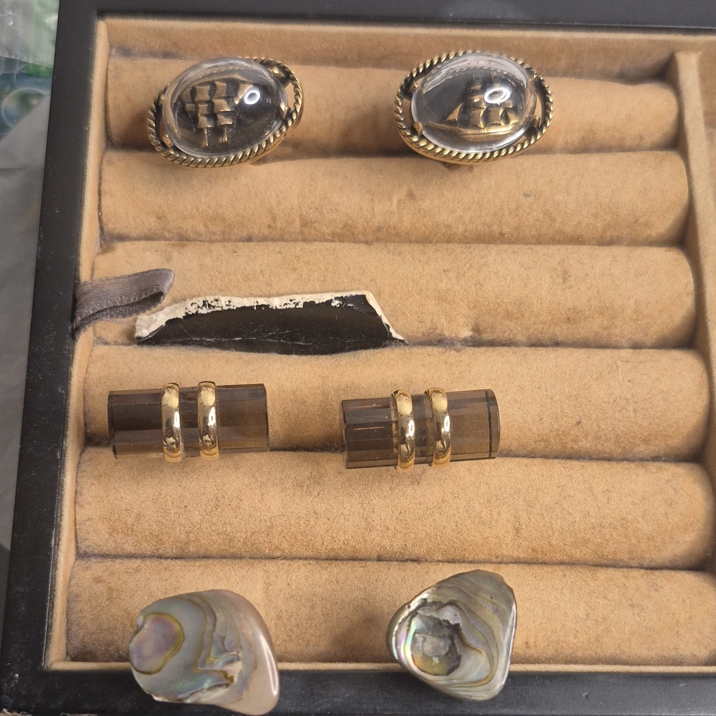 Set of 3 Vintage Cufflink Pairs