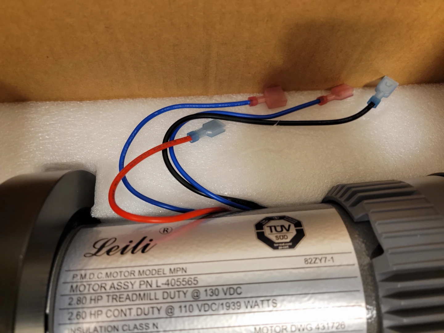 2.80 HP Treadmill Motor 82ZY7-1 NordicTrack ProForm - photo 3