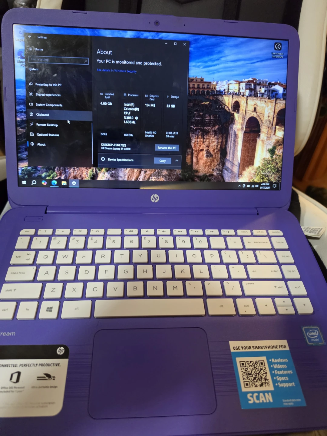 HP Stream 14-inch Laptop Purple - photo 2