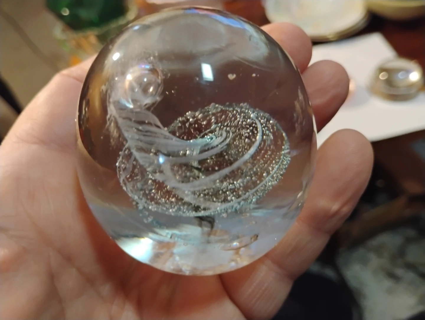 Vintage glass paper weights - photo 5
